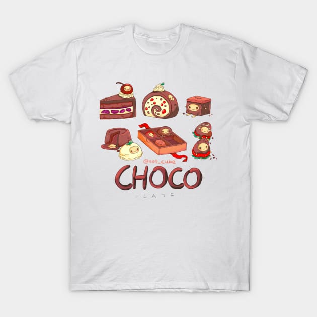 Choco Late T-Shirt by April Planet
